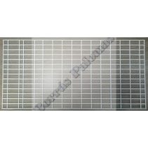 Parrilla de base en metal plastificado 73x 35 cm.