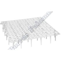 Parrilla de 50 x 50 x 8 cm.base para palomares