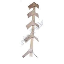 Listón con 5 posaderos de madera.